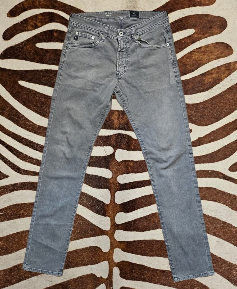 AG Adriano Goldschmied Mens Jeans The Tellis Modern Slim 31 X 34 grey